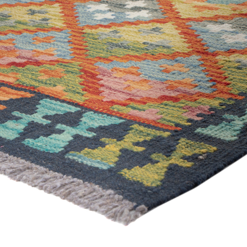 Kilim Maimana Koberec 80x204cm - Vlněný koberec