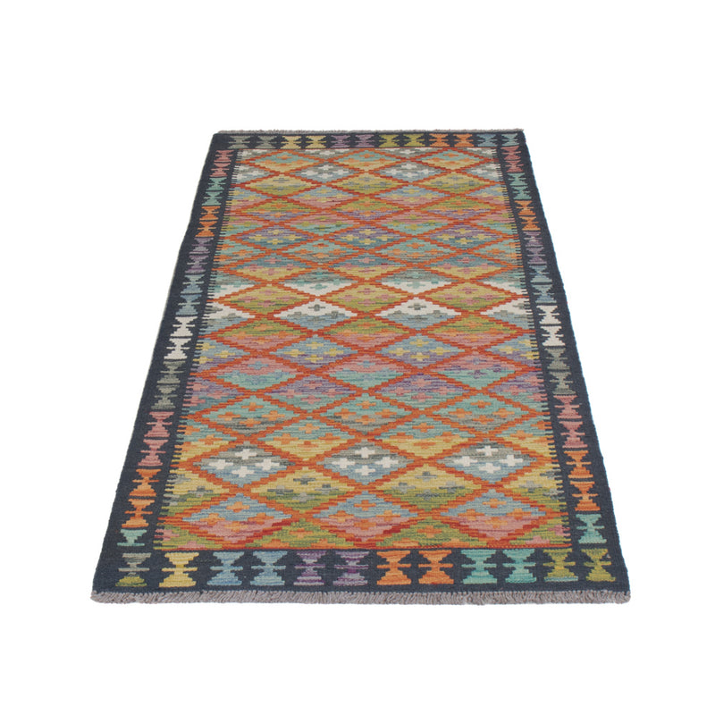Kilim Maimana Koberec 80x204cm - Vlněný koberec