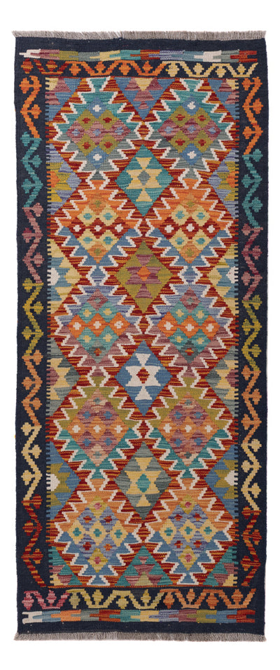 Kilim Maimana Koberec 83x197cm - Vlněný koberec
