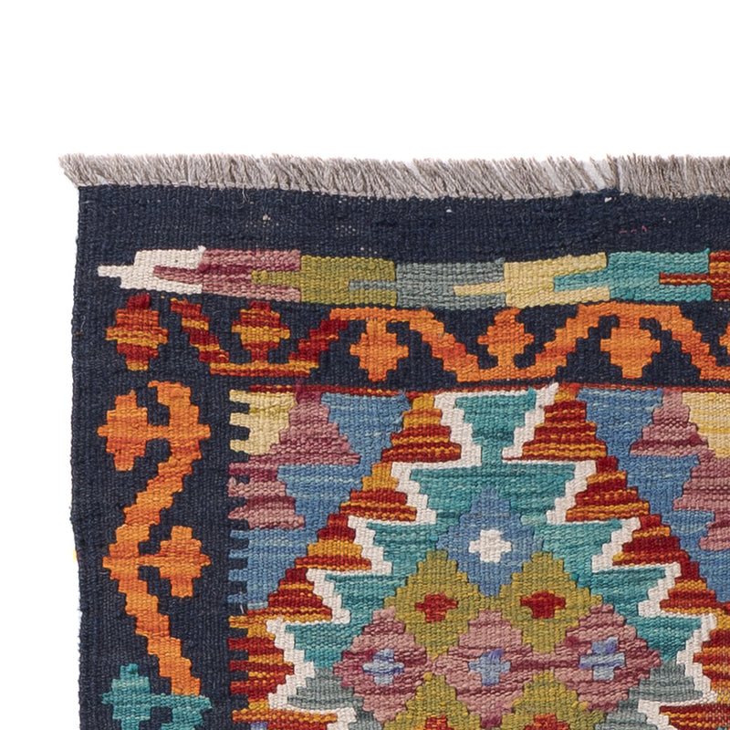 Kilim Maimana Koberec 83x197cm - Vlněný koberec