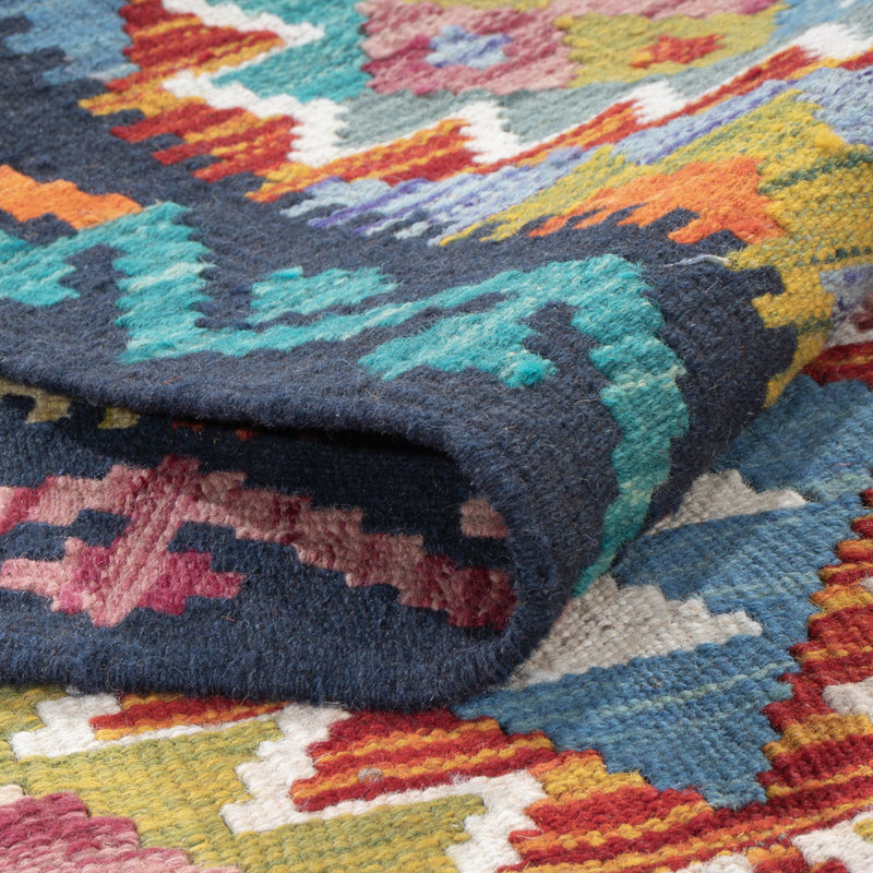 Kilim Maimana Koberec 83x197cm - Vlněný koberec