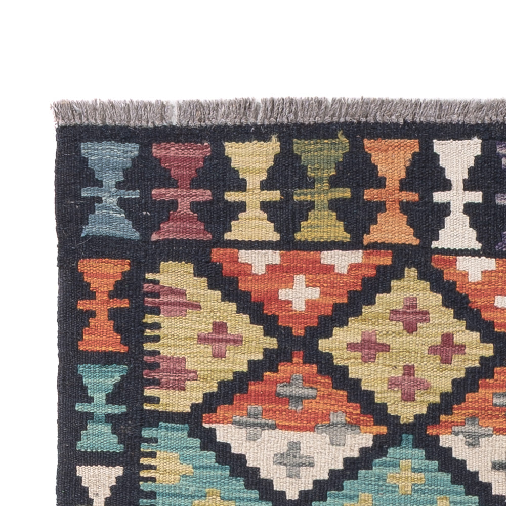 Kilim Maimana Koberec 84x196cm - Vlněný koberec