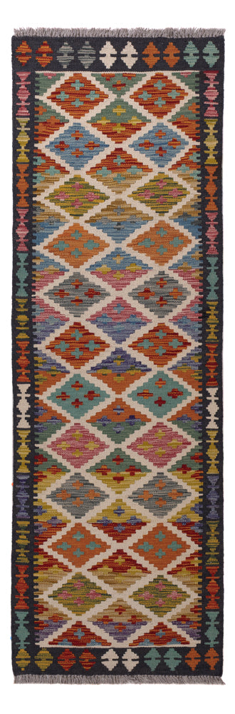 Kilim Maimana Koberec 67x202cm - Vlněný koberec