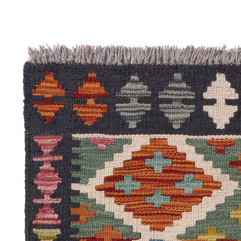 Kilim Maimana Koberec 67x202cm - Vlněný koberec