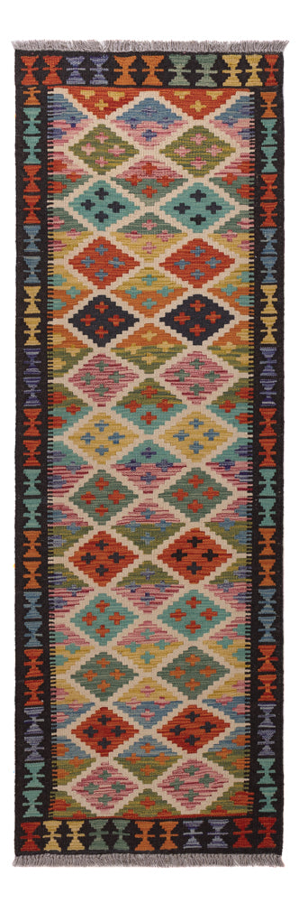 Kilim Maimana Koberec 65x196cm - Vlněný koberec