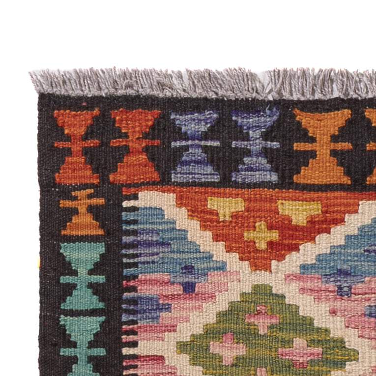 Kilim Maimana Koberec 65x196cm - Vlněný koberec