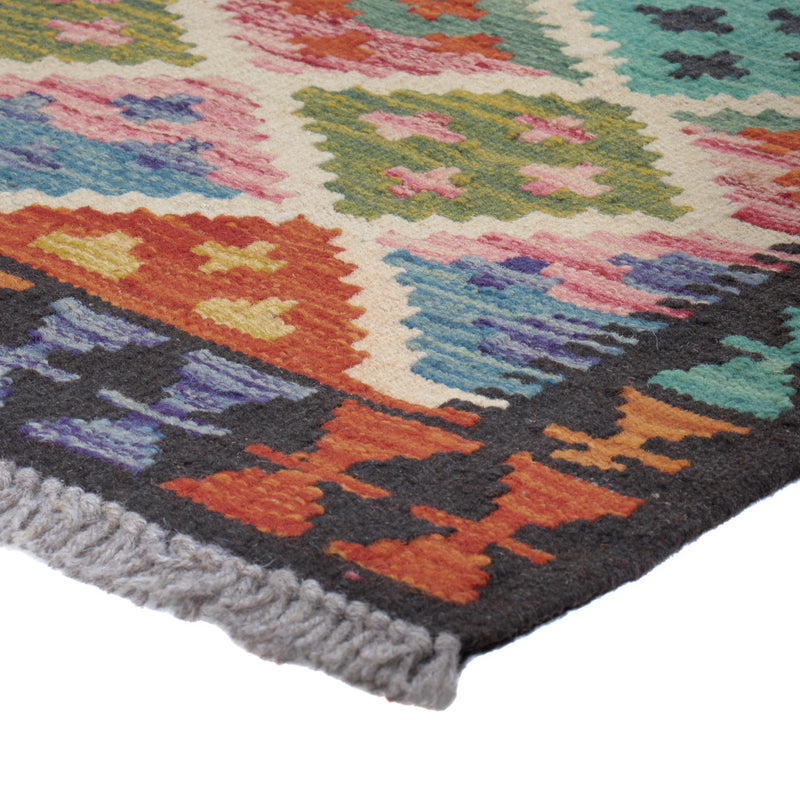 Kilim Maimana Koberec 65x196cm - Vlněný koberec