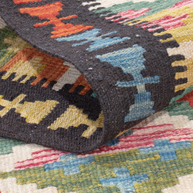 Kilim Maimana Koberec 65x196cm - Vlněný koberec