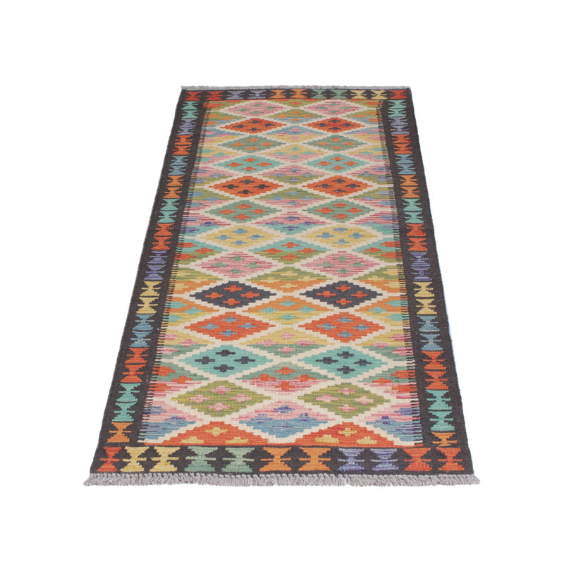 Kilim Maimana Koberec 65x196cm - Vlněný koberec