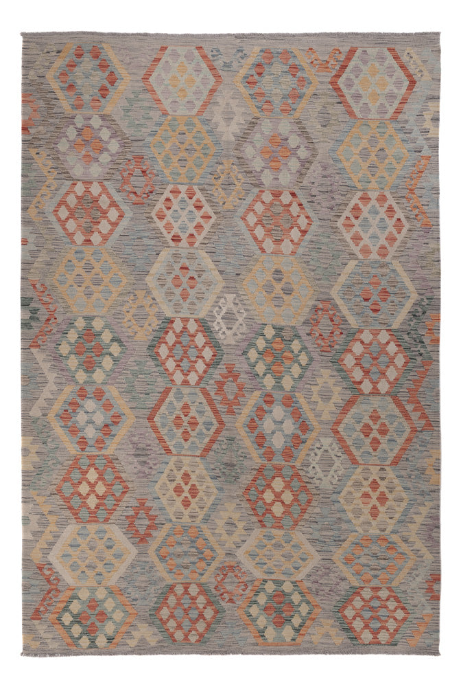 Kilim Maimana Koberec 202x302cm - Vlněný koberec