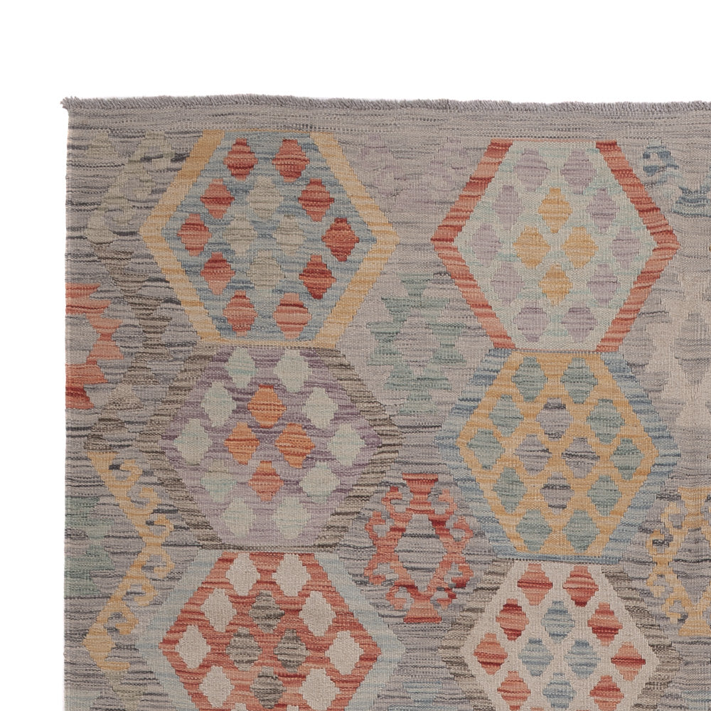 Kilim Maimana Koberec 202x302cm - Vlněný koberec