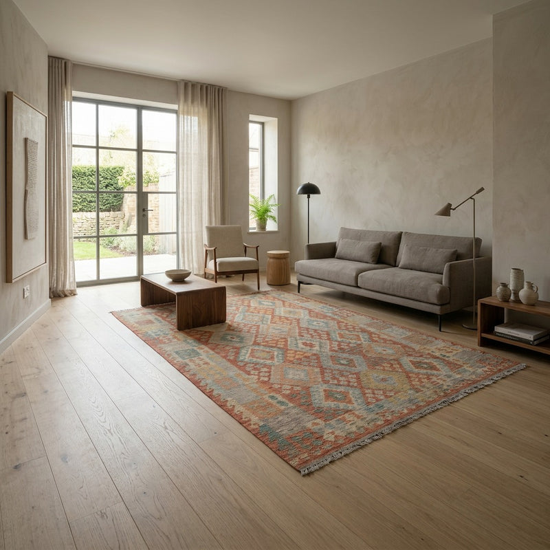 Kilim Maimana Koberec 200x300cm - Vlněný koberec