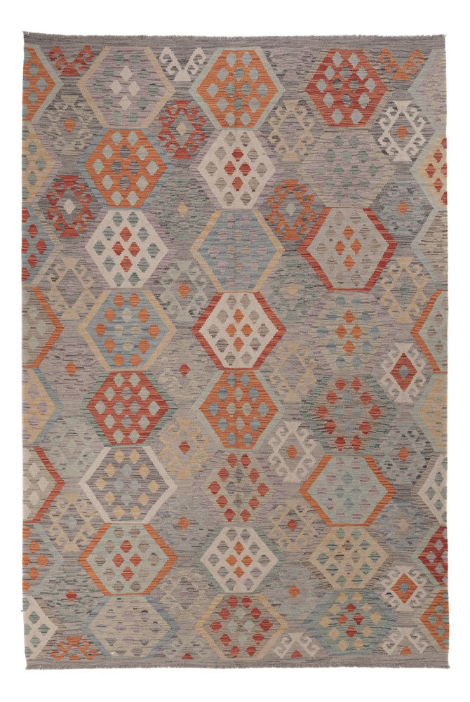 Kilim Maimana Koberec 296x201cm - Vlněný koberec