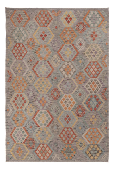 Kilim Maimana Koberec 202x298cm - Vlněný koberec - vícebarevný