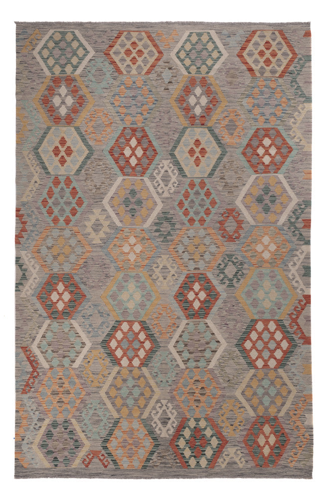 Kilim Maimana Koberec 297x198cm - Vlněný koberec