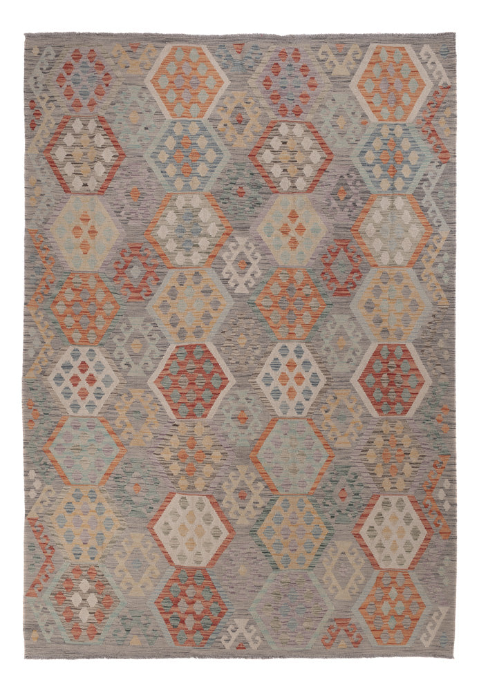 Kilim Maimana Koberec 212x297cm - Vlněný koberec