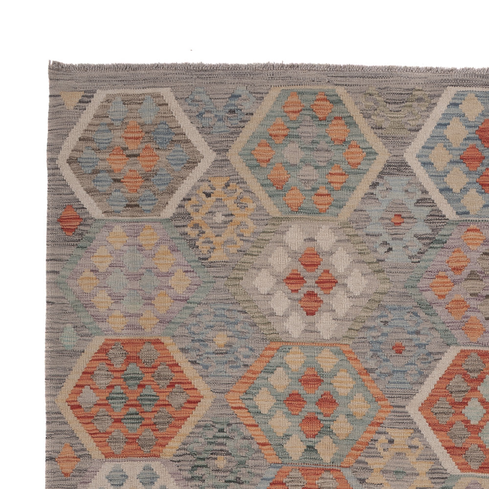 Kilim Maimana Koberec 203x288cm - Vlněný koberec - vícebarevný