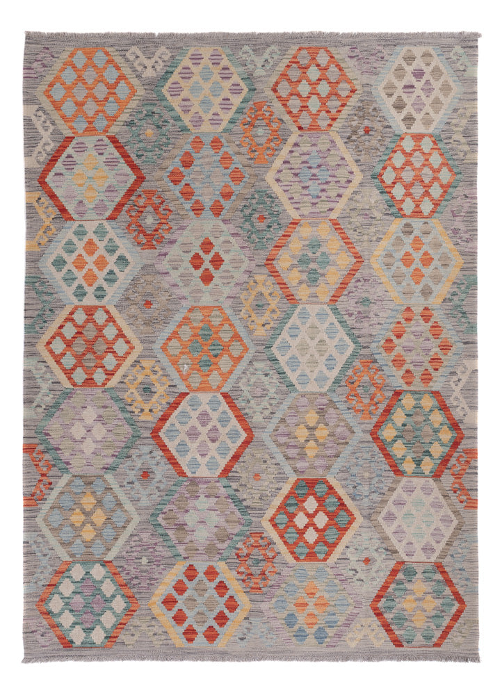 Kilim Maimana Koberec 238x175cm - Vlněný koberec