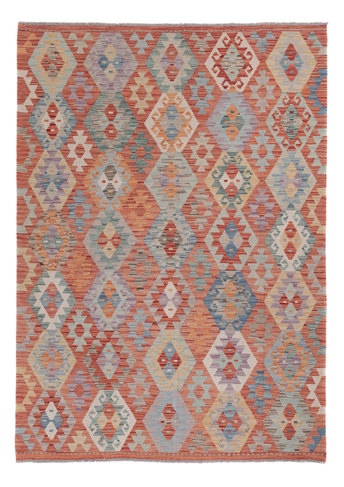 Kilim Maimana Koberec 242x174cm - Vlněný koberec