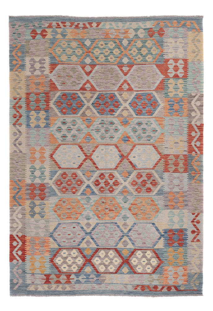 Kilim Maimana Koberec 244x167cm - Vlněný koberec