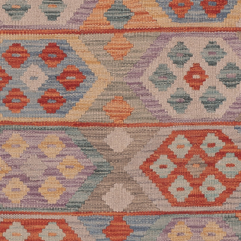 Kilim Maimana Koberec 150x196cm - Vlněný koberec - vícebarevný