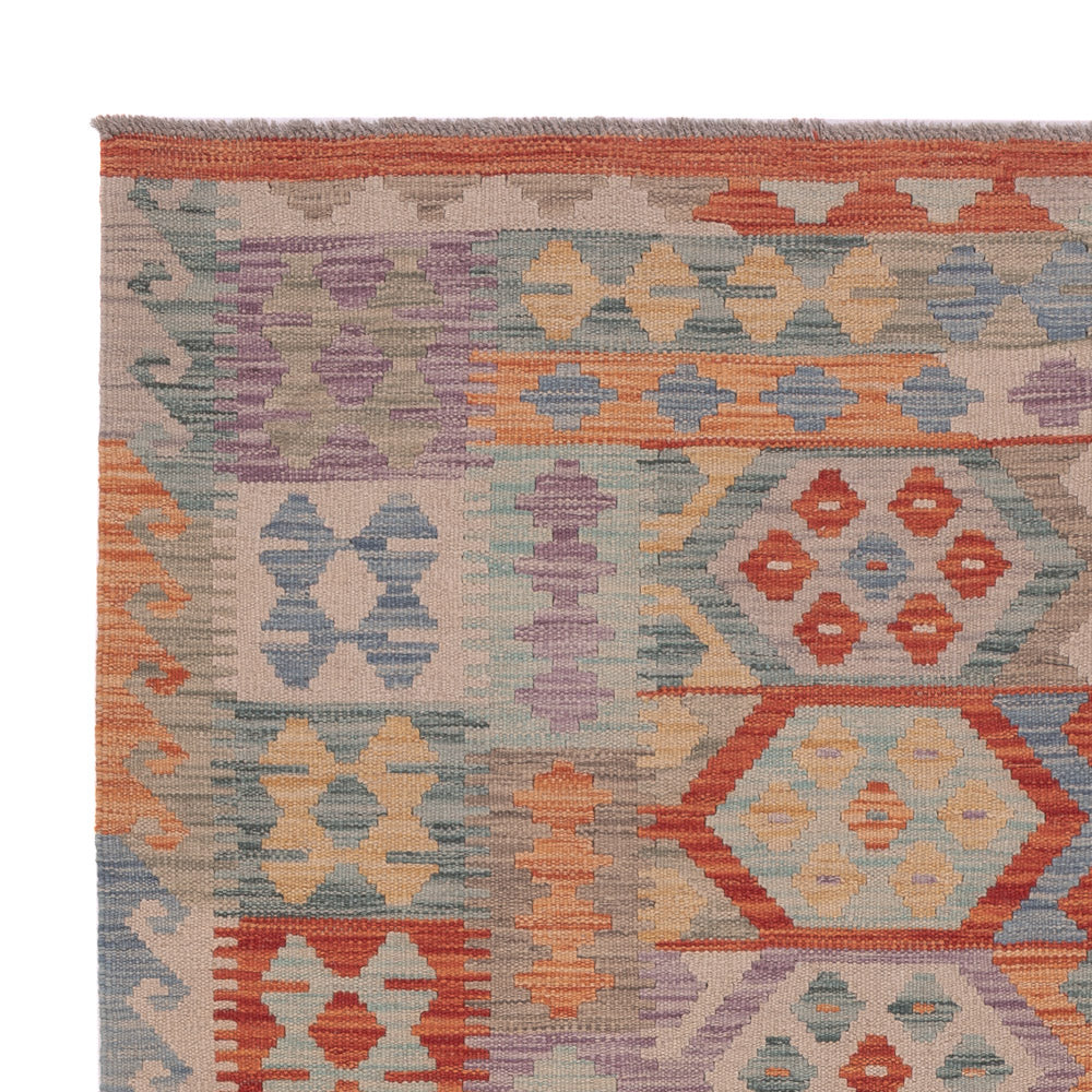 Kilim Maimana Koberec 150x196cm - Vlněný koberec - vícebarevný
