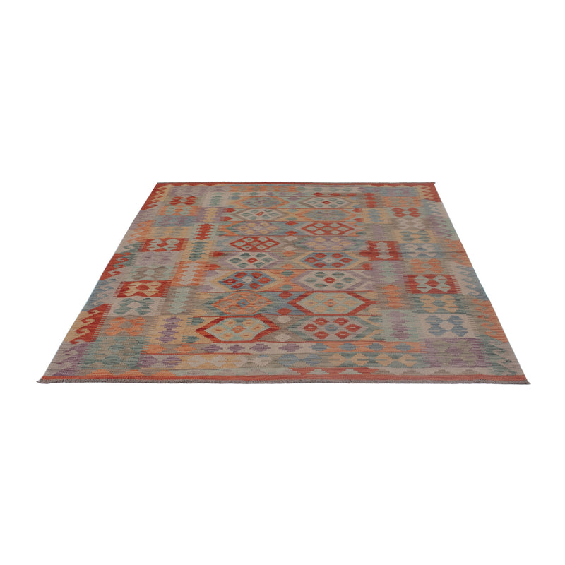 Kilim Maimana Koberec 150x196cm - Vlněný koberec - vícebarevný