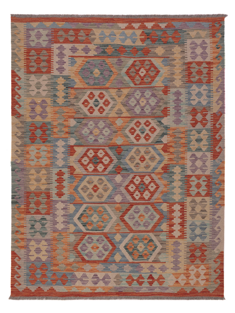 Kilim Maimana Koberec 192x146cm - Vlněný koberec