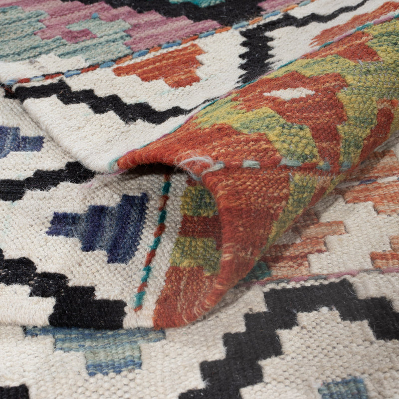 Kilim Maimana Koberec 176x236cm - Vlněný koberec - vícebarevný