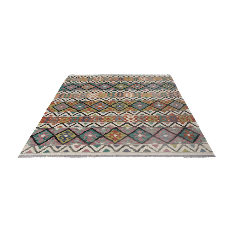Kilim Maimana Koberec 176x236cm - Vlněný koberec - vícebarevný