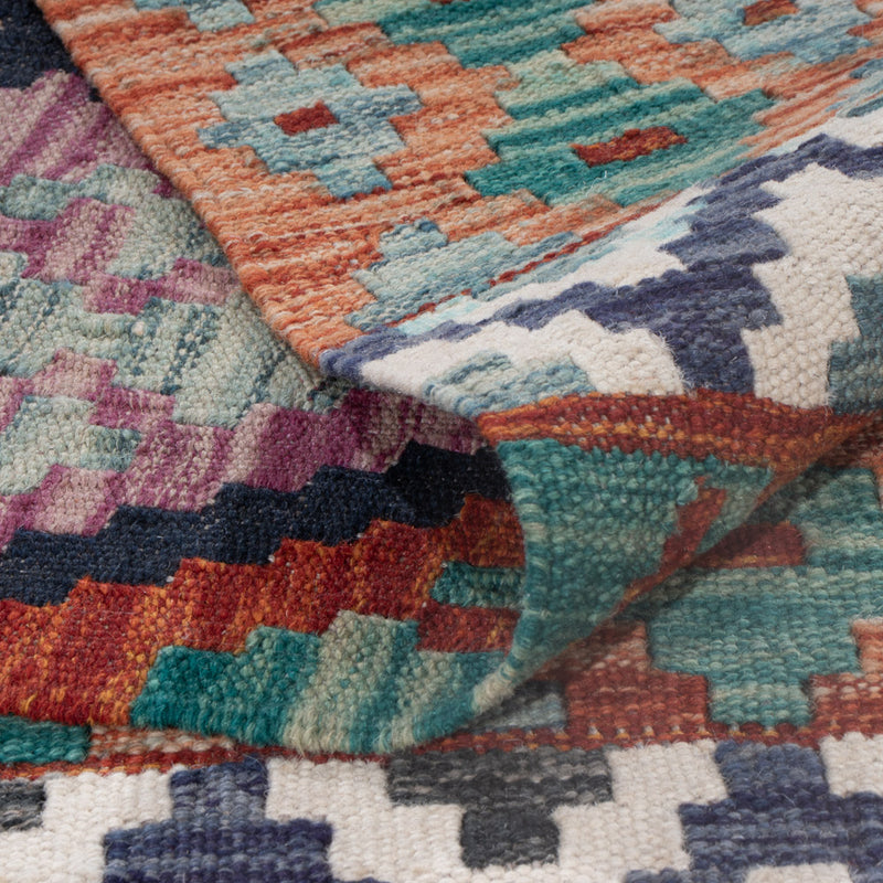 Kilim Maimana Koberec 241x185cm - Vlněný koberec