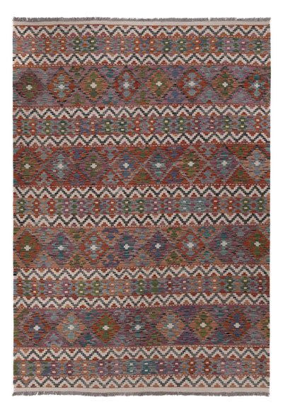Kilim Maimana Koberec 206x294cm - Vlněný koberec - vícebarevný