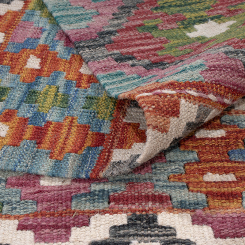 Kilim Maimana Koberec 294x206cm - Vlněný koberec