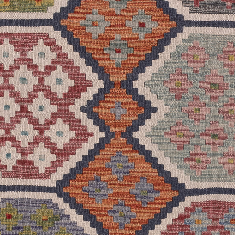 Kilim Maimana Koberec 155x192cm - Vlněný koberec - vícebarevný