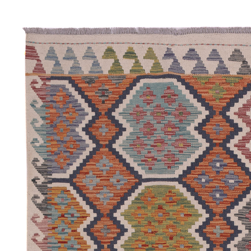 Kilim Maimana Koberec 155x192cm - Vlněný koberec - vícebarevný