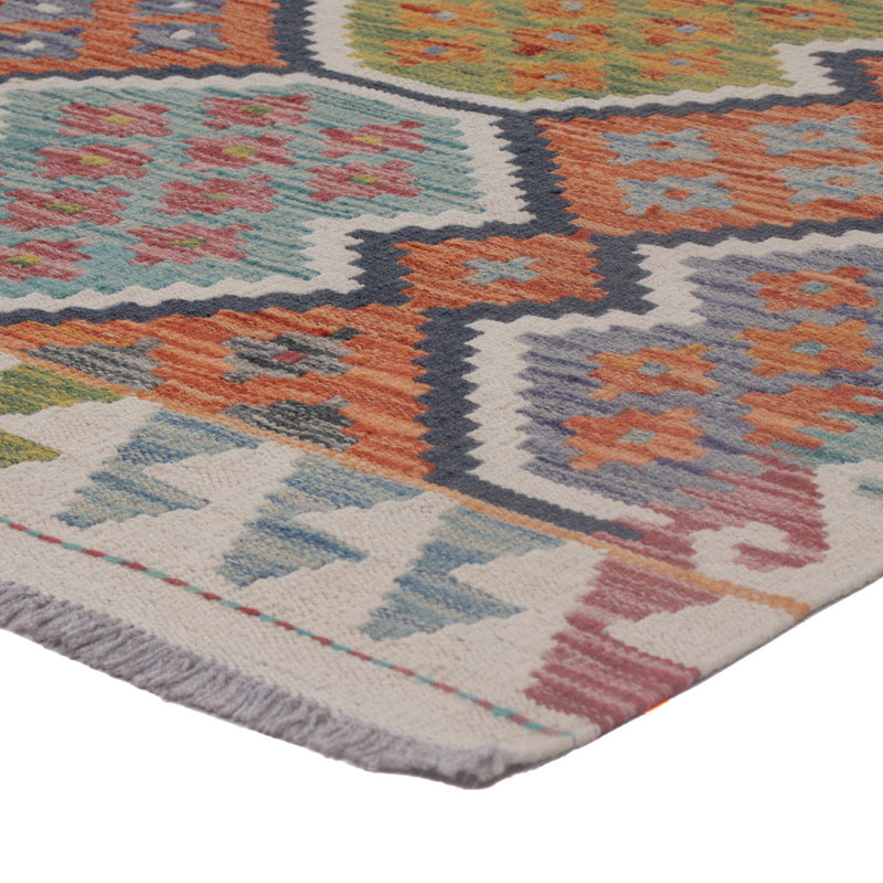 Kilim Maimana Koberec 155x192cm - Vlněný koberec - vícebarevný