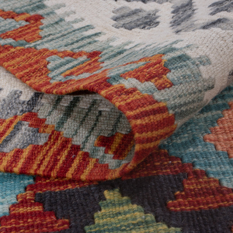 Kilim Maimana Koberec 196x155cm - Vlněný koberec