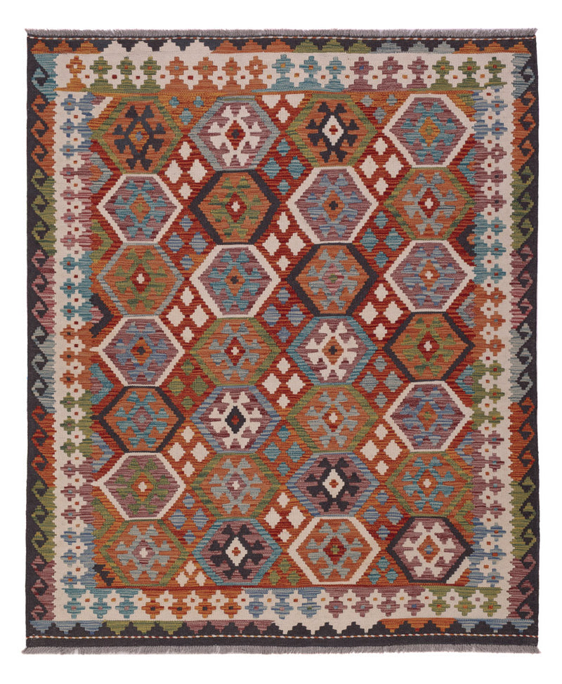 Kilim Maimana Koberec 157x192cm - Vlněný koberec