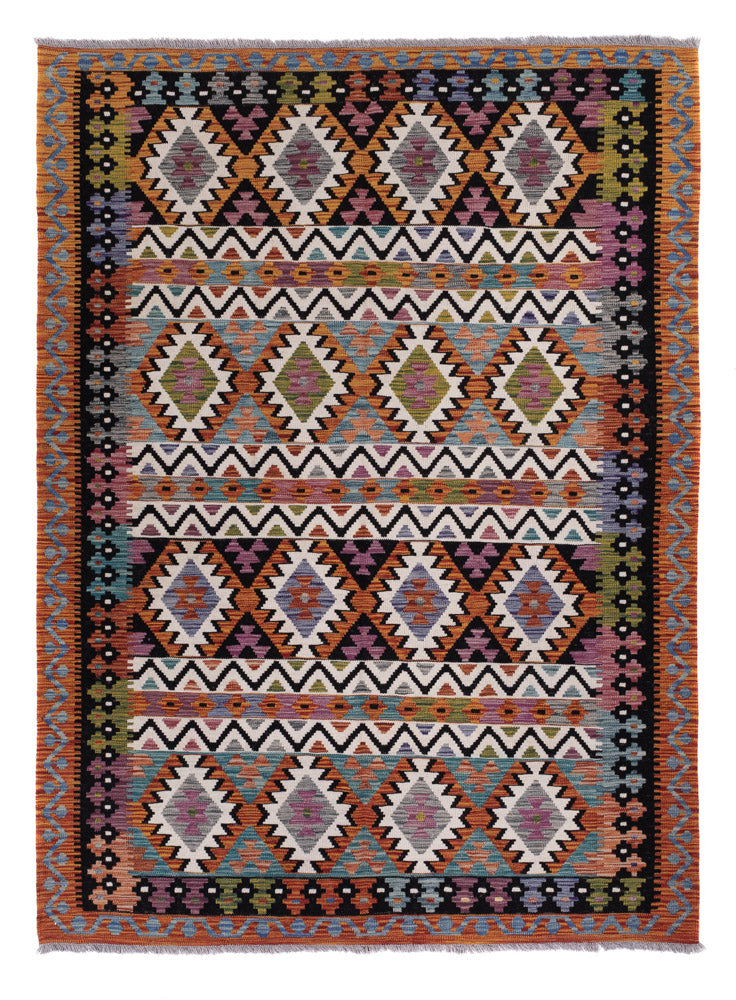 Kilim Maimana Koberec 245x178cm - Vlněný koberec