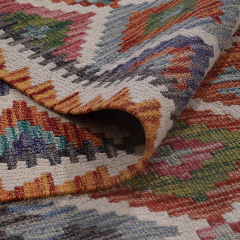 Kilim Maimana Koberec 204x146cm - Vlněný koberec