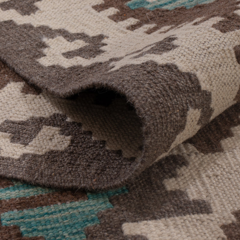 Kilim Maimana Koberec 195x151cm - Vlněný koberec
