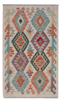 Kelimský koberec - Splash - 125 x 78 cm - vícebarevné – product image