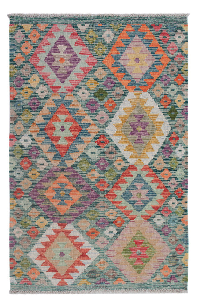 Kilim Maimana Koberec 128x84cm - Vlněný koberec