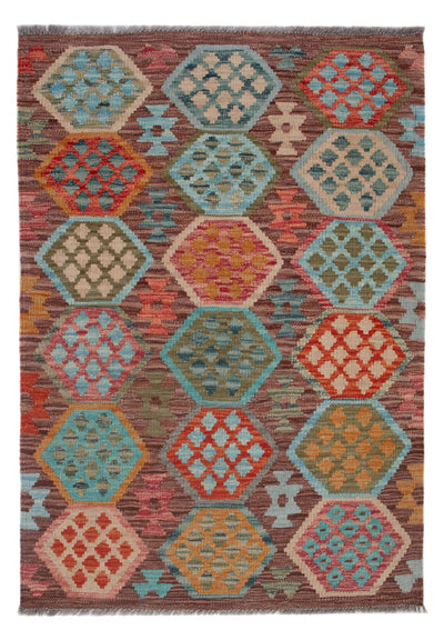 Kilim Maimana Koberec 89x126cm - Vlněný koberec