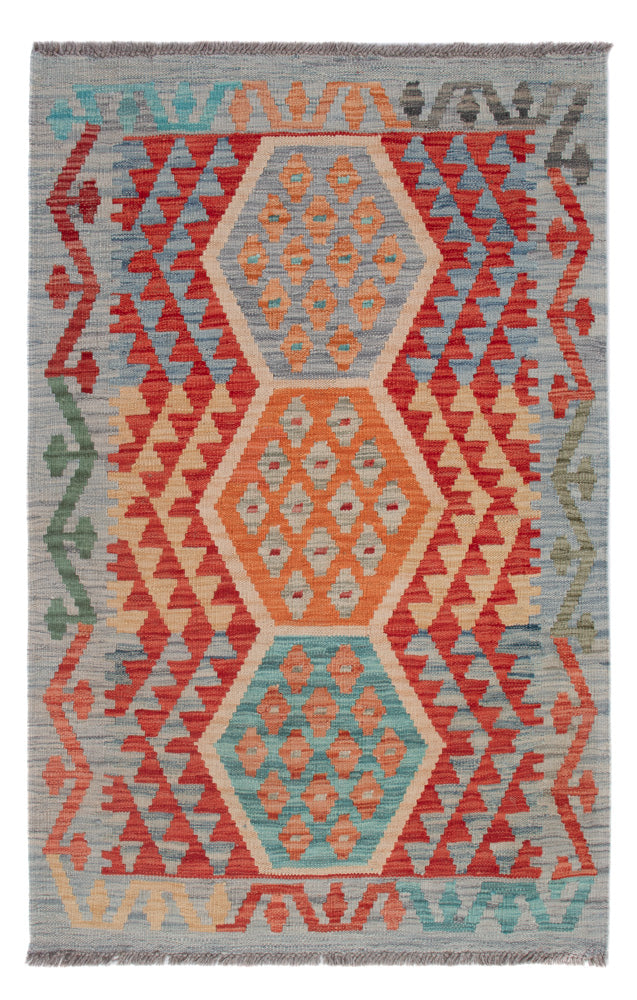 Kilim Maimana Koberec 128x85cm - Vlněný koberec