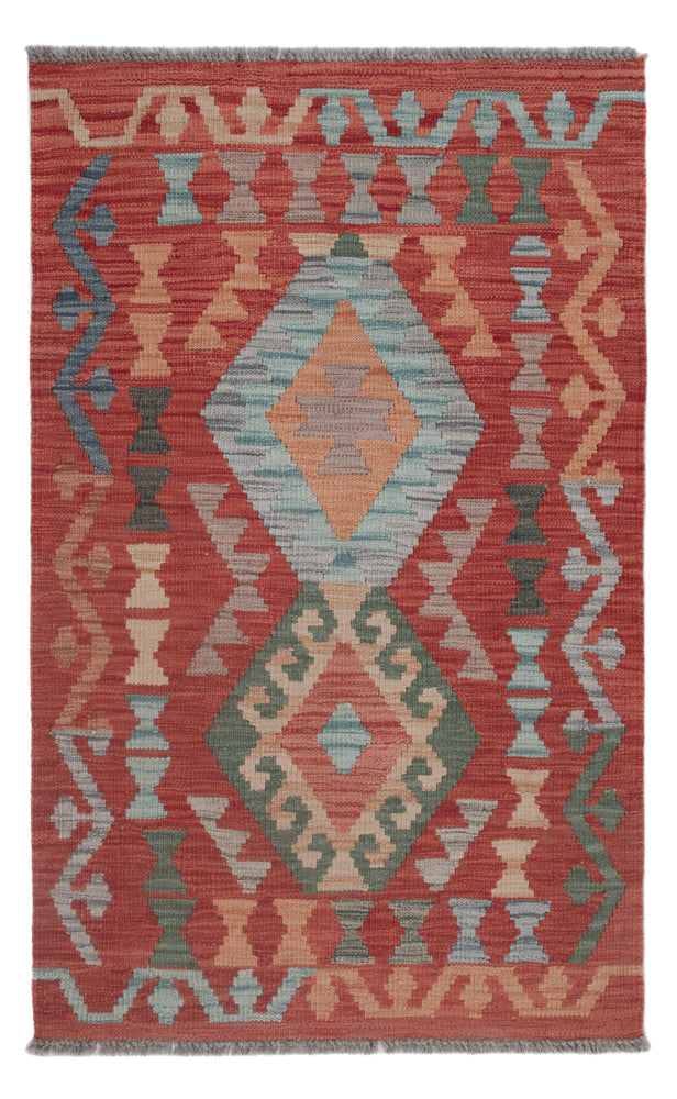 Kilim Maimana Koberec 122x77cm - Vlněný koberec