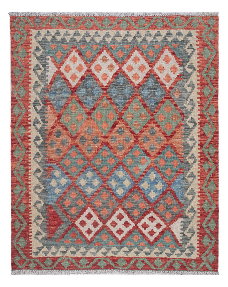 Kilim Maimana Koberec 100x126cm - Vlněný koberec