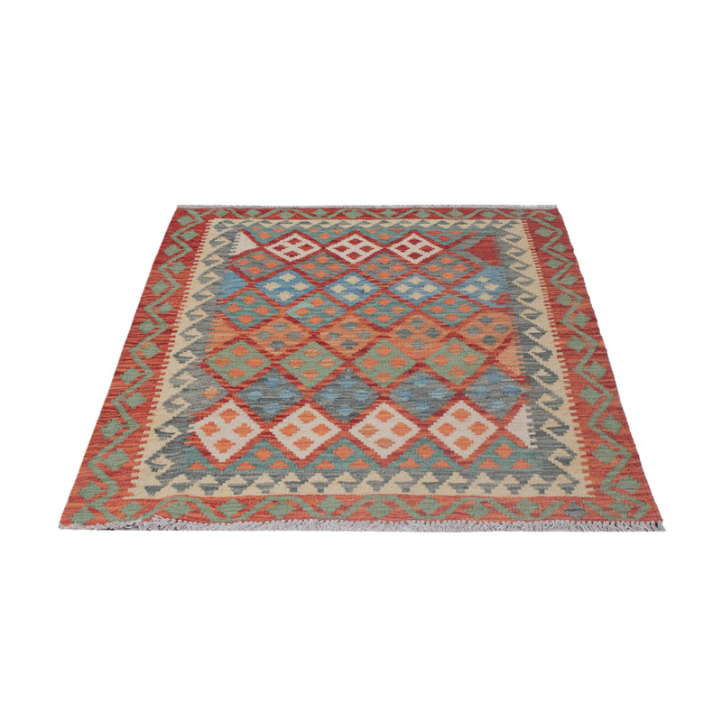 Kilim Maimana Koberec 100x126cm - Vlněný koberec