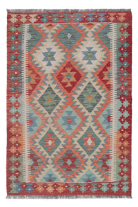Kelimský koberec - Splash - 124 x 86 cm - vícebarevné – product image
