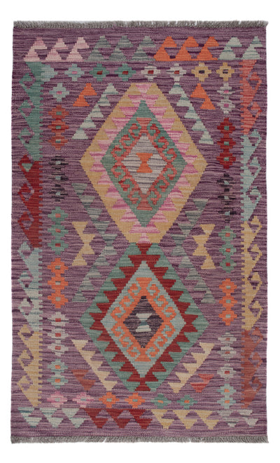 Kilim Maimana Koberec 78x126cm - Vlněný koberec - vícebarevný